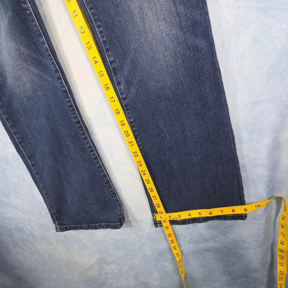 American Eagle Original Boot Jeans Womens 8 Dark Wash Stretch Denim Blue Bootcut